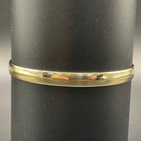 Ladies 9ct Yellow Gold Round Bangle