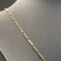 Unisex 9ct Yellow Gold Figaro Link Necklace