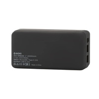 Moki Portable Travel Power Bank USB-C USB-A Compact Black 20000mAh ACC-MPB20X