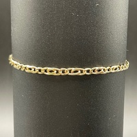 Unisex 9ct Yellow Gold Birdseye Link Bracelet