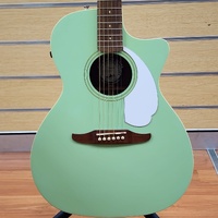 Fender Newporter Player Acoustic Electric Guitar Surf Green 20 Fret