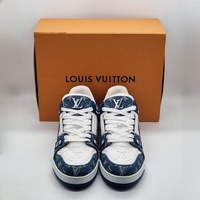 Louis Vuitton LV Trainer Blue Monogram Denim BM028412 1A9JGZ US 12