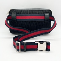 Gucci Medium GG Supreme Canvas Belt Bag Web Strap