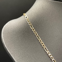 Unisex 9ct Yellow Gold Figaro Link Necklace