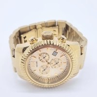 Marc Ecko E22531G1 Mens Chronograph Gold Watch Masterpiece Bling Studded