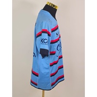 Sydney Roosters Signed Training Jersey Size L NRL Rugby League Autographed