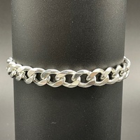 Unisex 925 Sterling Silver Curb Link Bracelet
