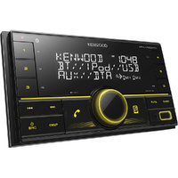Kenwood DPX-M3300BT Dual Din Sized Digital Media Receiver with Bluetooth USB AUX