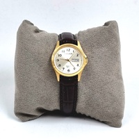 Citizen G002-S114306 Quartz Gold Tone Ladies Brown Leather Band Watch