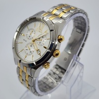 Citizen F500-S101395 Unisex Watch Two Tone Stainless Steel White Dial