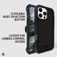 Pelican Voyager Magnetic MagSafe Case iPhone 16 Pro Max Rugged Black