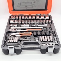 Bahco S106 106pcs 1/4 and 1/2 Inch Dynamic Driver Combined Socket Spanner Set