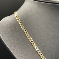 Unisex 9ct Yellow Gold Curb Link Necklace