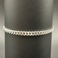 Unisex 925 Sterling Silver Curb Link Bracelet