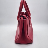 Furla Mediterranean Red Genuine Leather Tote Bag Handbag with Dust Bag