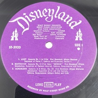 Walt Disney Presents Great Piano Concertos and Their Composers Vinyl Record