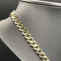 Mens 14ct Yellow Gold Miami Cuban Link Necklace