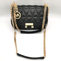 Michael Kors Sloan Medium Quilted Leather Shoulder Bag with Dust Cover