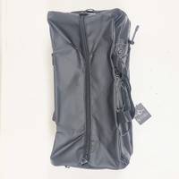 Culture Kings Duffle Bag Elite Black Silver Gym Travel Sports Bag