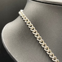 Ladies 925 Sterling Silver Curb Link Necklace
