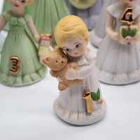 Enesco Growing Up Birthday Girls Ages 1 to 15 Figurine Set