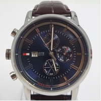 Tommy Hilfiger Harrison TH.191.1.14.2011 Navy Blue Dial Leather Strap Watch