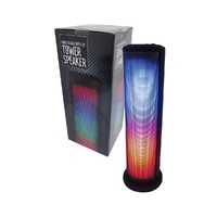 Wireless Bluetooth LED Tower Speaker RGB Lights USB FM Radio TWS