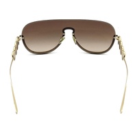 Versace VE2215 Medusa Aviator Sunglasses Pale Gold Brown Gradient with Case