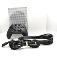 Microsoft Xbox One S 1TB Game Console White 1681 with Controller and Leads