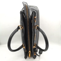Guess Sestri Black Logo Luxury Satchel Bag Adjustable Crossbody Strap