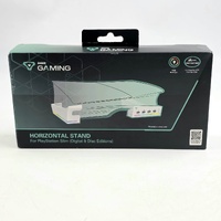 Laser Gaming RGB Horizontal Stand for PlayStation Slim Digital and Disc Editions