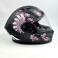 Airoh Full Face Helmet Valor Mad Matt Floral Design Size L 59-60