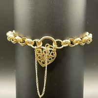 Ladies 9ct Yellow Gold Belcher Link Bracelet
