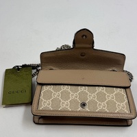 Gucci 476432 Dionysus GG Supreme Super Mini Ladies Bag