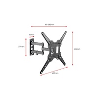 Kogan Tilt Extendable Full Motion TV Wall Mount for 23-55 Inch TV KAWLMFM55MA