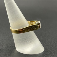 Unisex 18ct Yellow Gold Natural Diamond Ring