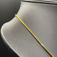 Unisex 21ct Yellow Gold Fancy Link Necklace