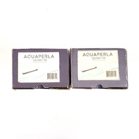 Aquaperla Ivano Black Single Towel Rail 600mm Stainless Steel Pair