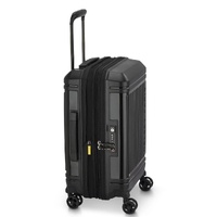 Delsey Lutece SE 00380280100 55cm Lightweight Expandable Carry On Suitcase Black