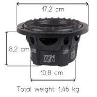 Lanzar MAXP64 6.5 Inch Car Subwoofer 600W Peak 4 Ohm High Power