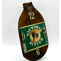Takane VB Stubby Flat Clock Beer Bottle Wall Art 375ml Vintage
