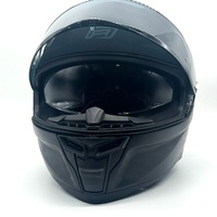 RJays FF910SV Denominator III Twin Visor Full Face Helmet Matte Black Size L