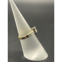 Ladies 18ct Yellow Gold Natural Diamond Cluster Ring