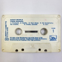 Classix Nouveaux Night People Cassette Tape Synth Pop New Wave