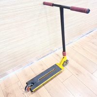 Custom Trick Scooter UrbanArtt 6 x 22 Inch Butter Yellow Deck Pro