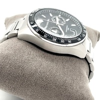 Michael Hill 9770 Mens Stainless Steel Chronograph Watch Black Dial