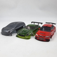1:28 Scale RC Car Shells with Assorted Parts Lot 100+ Pcs Wheels Tools
