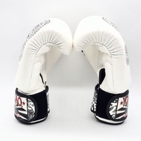 YOKKAO 8oz Muay Thai Boxing Gloves Dateline White Handmade Thailand