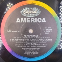 America Perspective 1984 LP Vinyl Record
