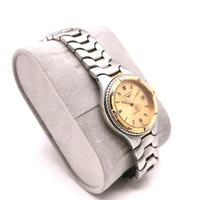 Longines Conquest L3.112.3 Ladies Two Tone Swiss Quartz Watch Gold Dial